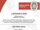 ISO certifikat 9001:2015